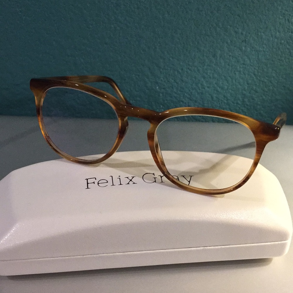 Felix Gray Roebling Glasses in Amber Toffee